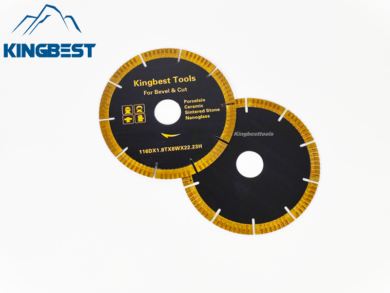 Good Choice For Cutting And Beveling Porcelain Sintered Stone Ceramic Nanoglass Italian Porcelain Industrial Discs