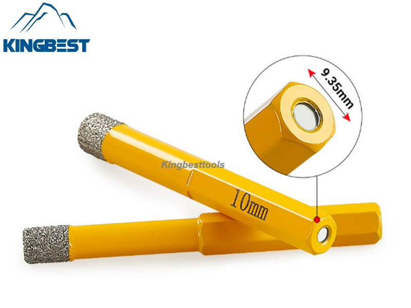 Dry Drill bits Set Tile Drilling Brazing Hole Opener Quartz Marble Glass Drill Dry Drilling Artifact