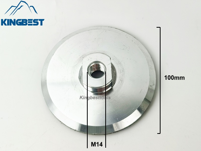 4inch Aluminum Backer Sanding Disc Backing Pads Self-adhesive Hook Loop Backed Pplate