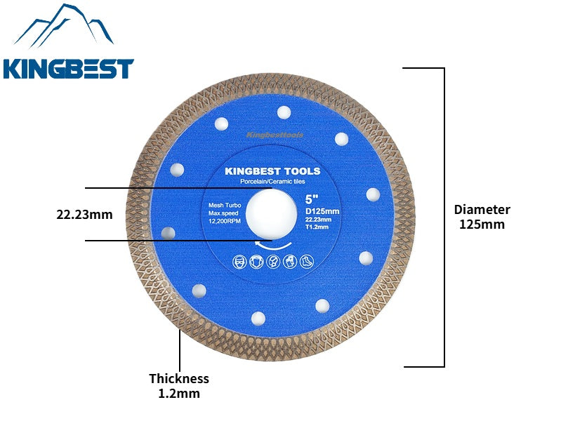 Porcelain Discs for Cutting Brazed Dekton Disc Sintered Stone Disc Diamond Saw Blades