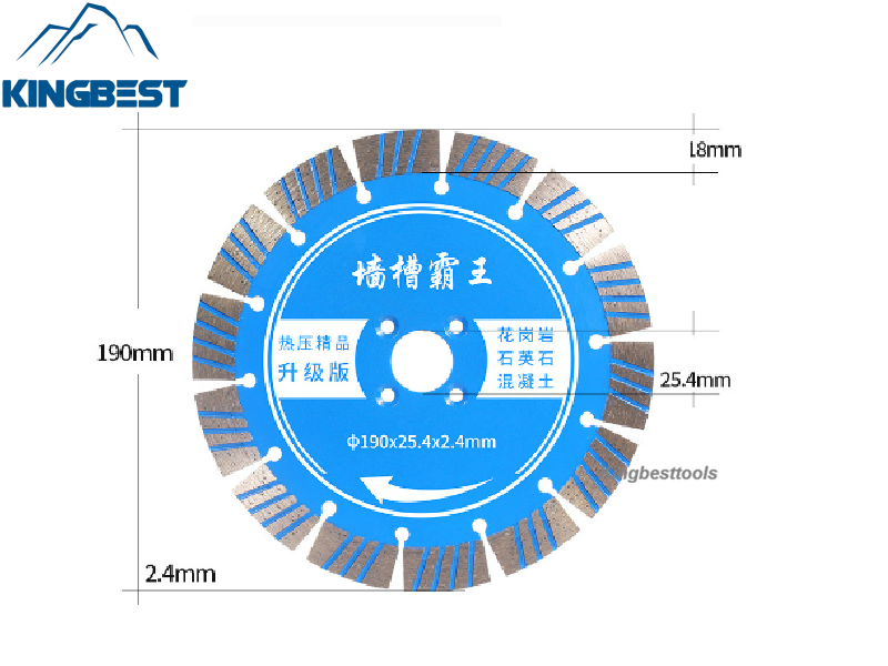 Wall Blades For Concrete Granite and Quartz