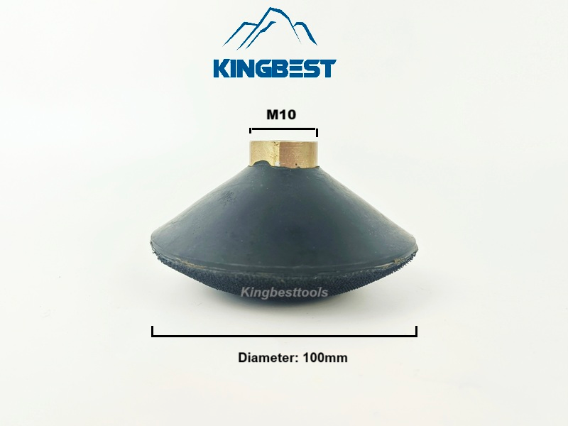 Curved Polishing Pads Wet Pads Grinding Pads with Curved Backer 4 inch 100mm