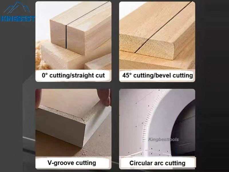 6-Speed Adjustment Brushless Track Saw for Wood and Plasterboard Orbital Woodworking Cutter Free shipping A01