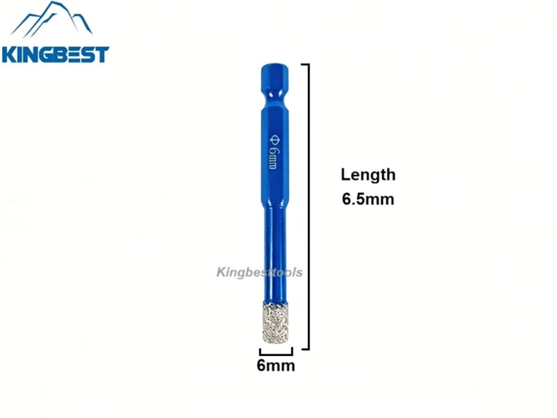 Diamond Drill Bits with Hex Shank Mini Drill Bits Hole Drilling for Ceramics Tiles Porcelain Granite Marble Stone