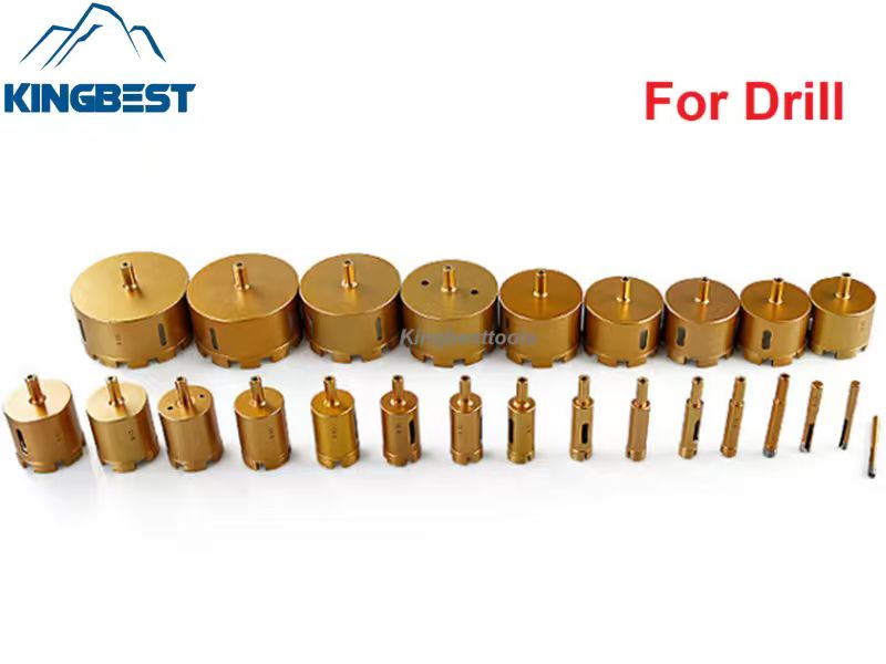 Electric Drill Sintered Diamond Drill Bits Granite Quartz Marble Diamond Bits For Drill 6mm-85mm