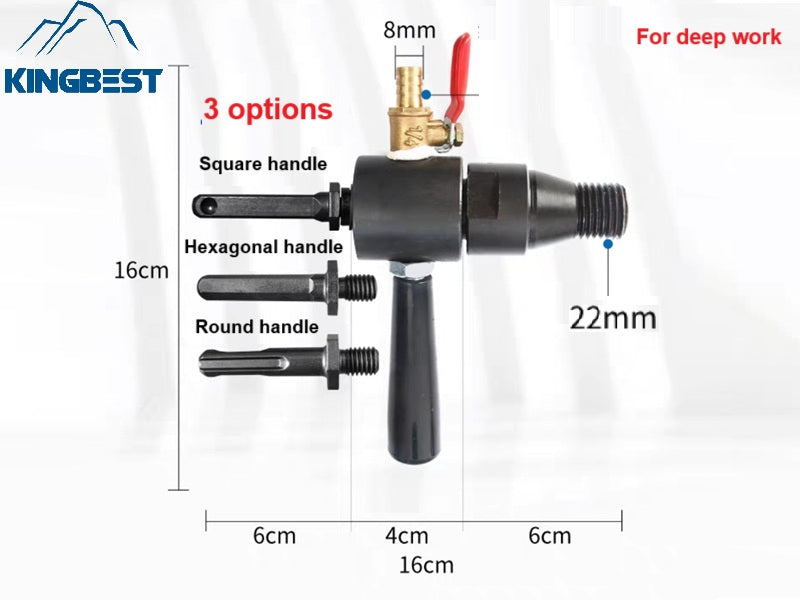 Hand Drill Water Injector Adapter Punch Tile Drill Hole Opener Water Adding Device ~Free shipping