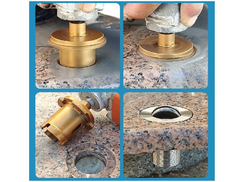 Sintered Drilling Bits for Drain Hole Wash Basin Hole--Granite Preferred Thread M10