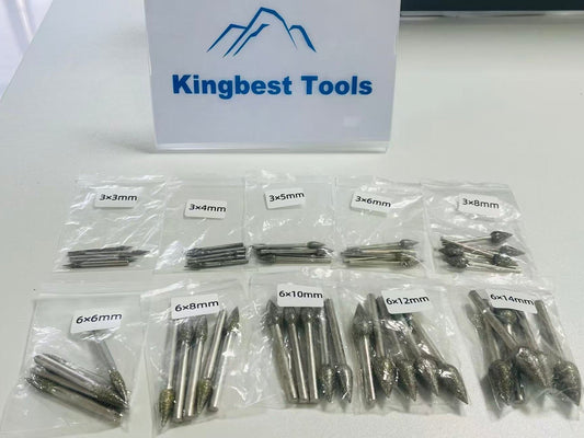 Mini Diamond Drill Bits in differet sizes and shapes available