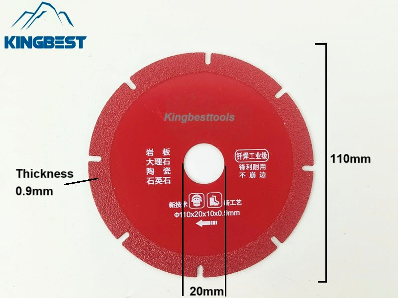 Red Less Dust Cutter Disc