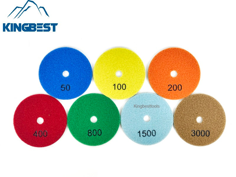Fast Speed Polishing Pads Dry Pads Granite Marble Pads Stone Abrasive 7 steps 50/100/200/400/800/1500/3000#