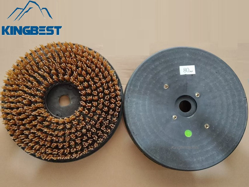 Diamond Brush for Leather Finish Stone Leather Brushes for Granite Stone Marble Floor Cleaning Stone Brushes Stone Abrasive Tools