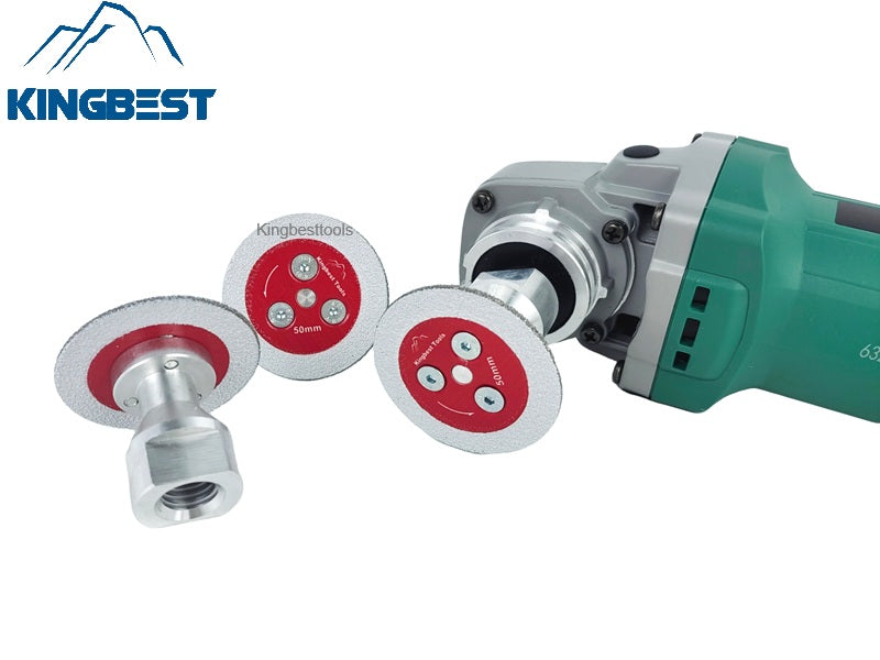 2 inch 50mm Brazed Diamond Discs Cutting Discs Mini Blades For Wet and Dry Cutting Flange removable Discs