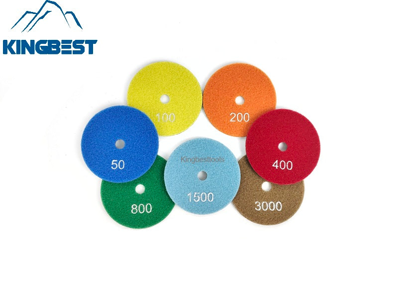 Quick Speed Polishing Pads Dry Pads Granite Marble Pads Sanding Discs Grit 50/100/200/400/800/1500/3000#