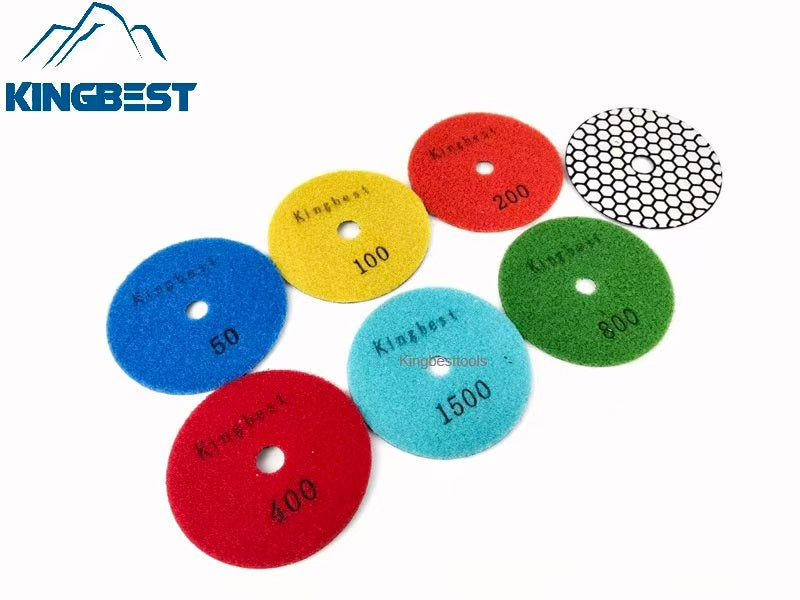 Dry Polishing Pads Granite Marble Pads Grit 50/100/200/400/800/1500/3000#