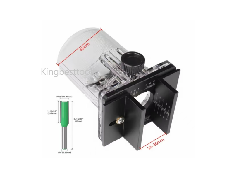 2 in 1 Slotted Base and  Bakelite Slotting Locator/65mm Woodworking Trimming Machine Free Shipping