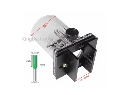 Promotion! 2 in 1 Slotted Base and  Bakelite Slotting Locator/65mm Woodworking Trimming Machine Free Shipping to US Mainland A01