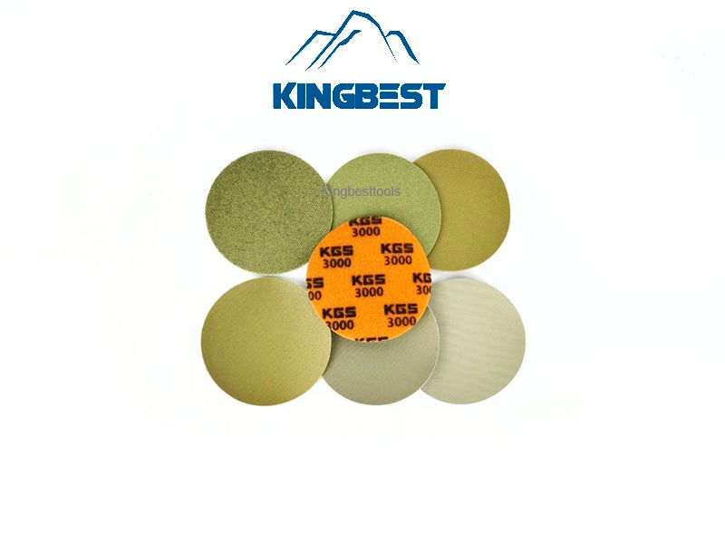 Super Thin KGS Dry Polishing Pads Diamond Discs Stone Sandpaper Granite Marble Pads Grit 50/100/200/400/800/1500/3000#（副本）