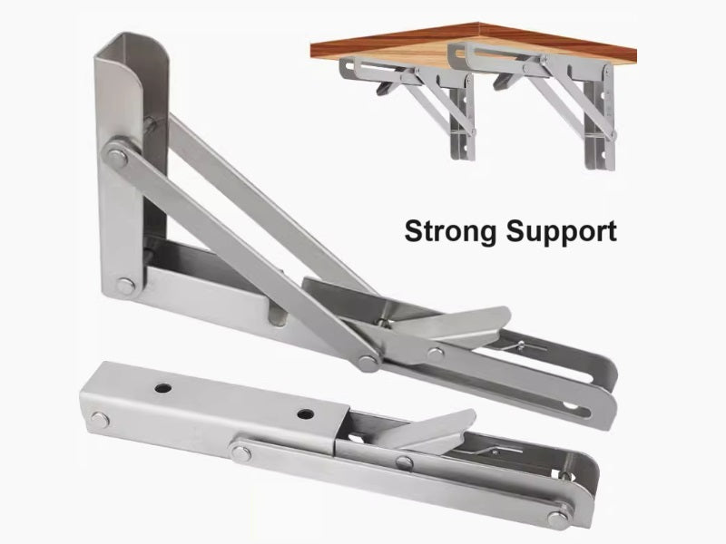 Removable Support Bracket Stainless Steel Support Foldable Bracket for Tables Shelves Cupboard W ...
