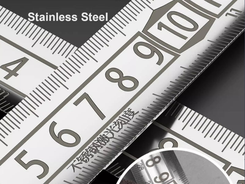 Fashion Stainless Steel Measuring Tape Meter