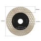 M14/22.23mm Football Corrugated Cutting Disc For Porcelain