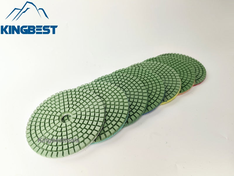 Wet Polishing Pads/Sandpapers 7 Steps Green Polishing Pads