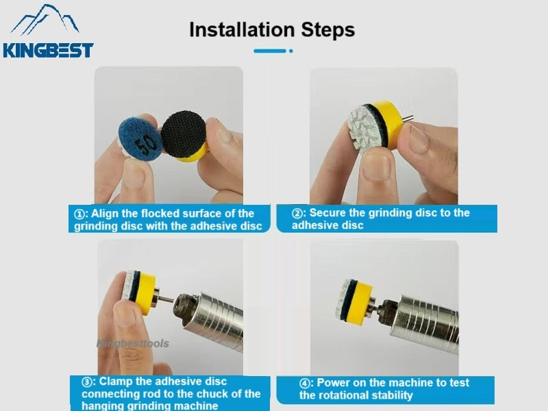 1 inch Wet Polishing Pads Grinding Discs For Jade Agate Marble Pads