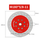 M14 & 5/8-11 Cutting & Grinding Discs With Flange for Porcelain