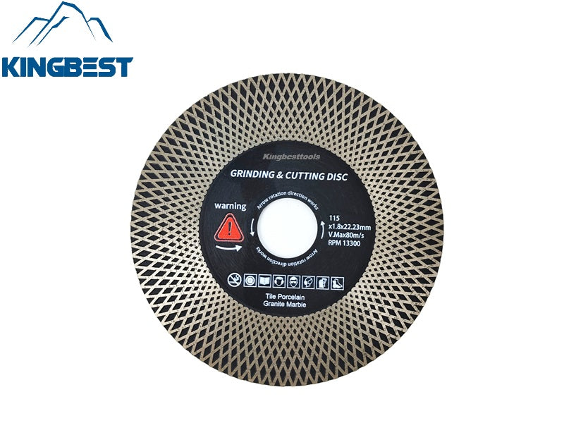Double Sides Diamond Cutting Disc For Tile Marble Ceramic Cutting and Grinding Circular Saw Blades 115mm-125mm