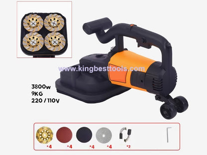 Four-head Dust-free Grinding Machine Floor Grinding Machine Floor Renovation Machine Free Shipping