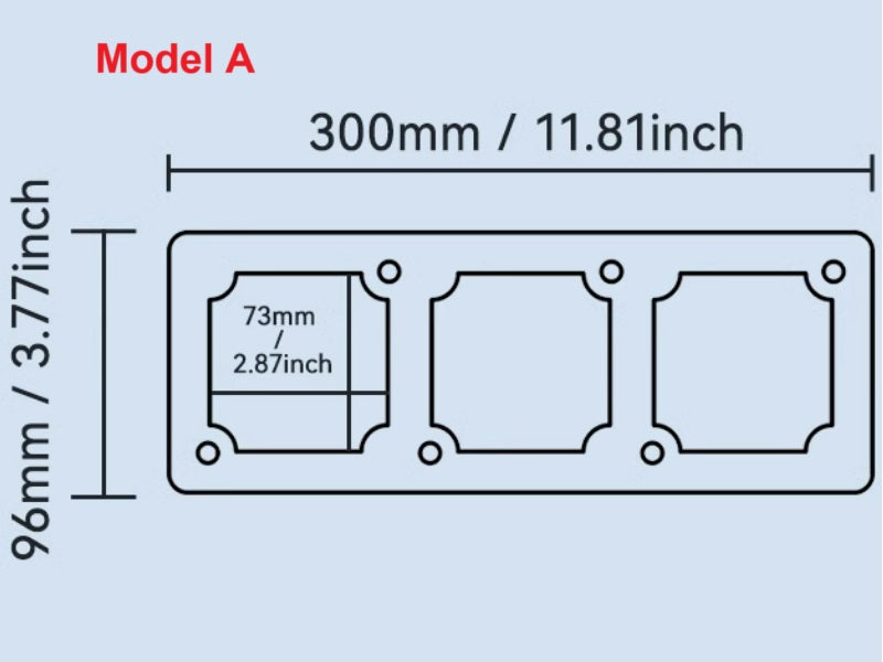 Promotion! Thickened Aluminum Alloy Mold for Wire Box and Switch Socket Free Shipping to US Mainland Only A01