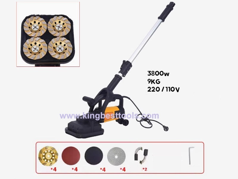 Four-head Dust-free Grinding Machine Floor Grinding Machine Floor Renovation Machine Free Shipping