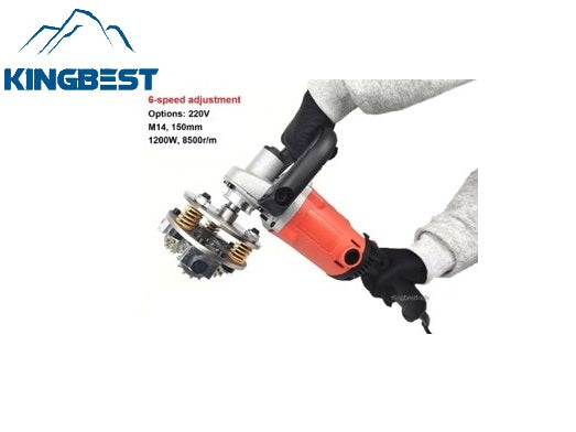 Rotary Bushhammer Angle Grinder For Stone And Concrete Rough Surface Free Shipping A01/A02