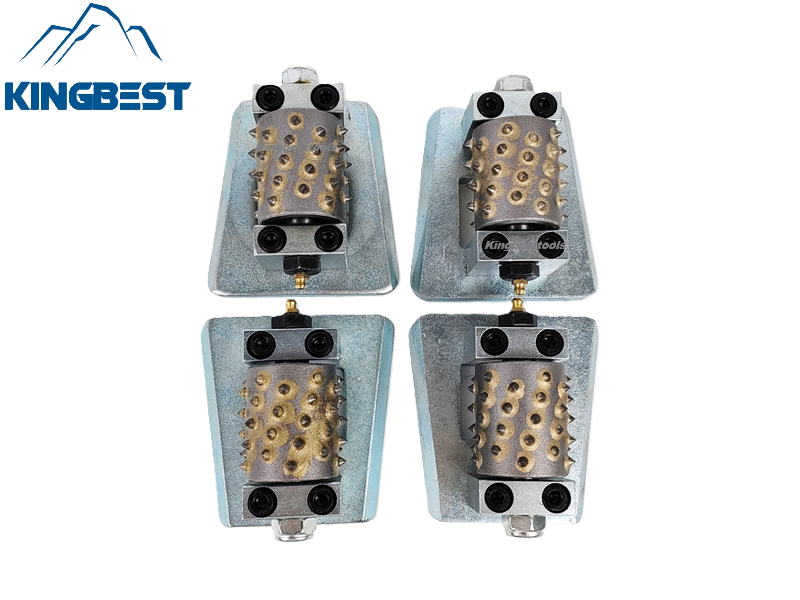 Bush Hammered Rollers with Frankfurt Grinding Head for Stone Bush hammered tools Bush Hammered Disc