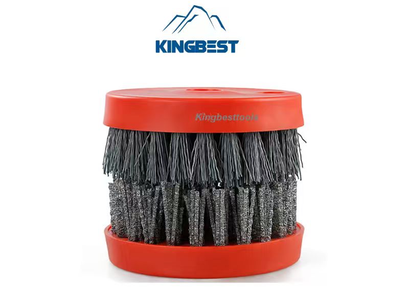 Round Antique Brush Stainless Steel Rope Grinding Brushes Renovation Brushes Stone Cleaning Tools