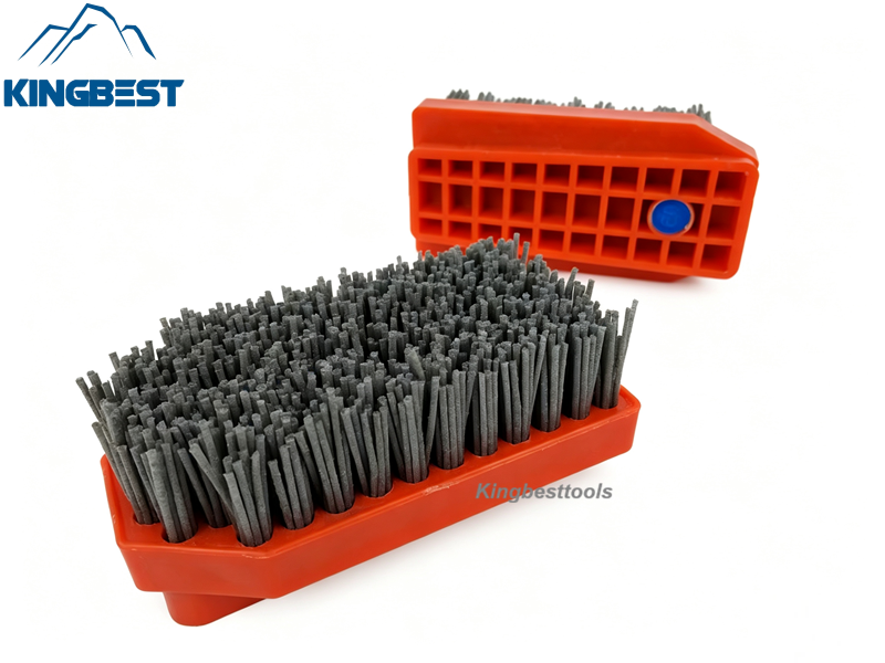 Fickert Antique Brush Stone Antique Fickert Brush for Granite Stone Marble Floor Cleaning Stone Brushes Stone Abrasive Tools
