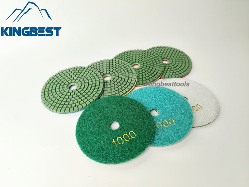 Wet Polishing Pads/Sandpapers 7 Steps Green Polishing Pads