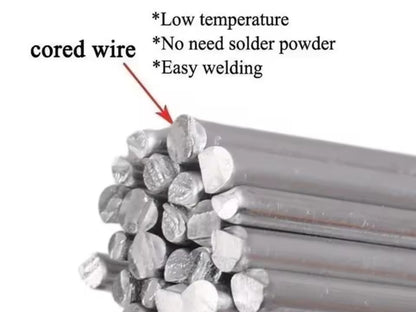 Low Temperature Easy Melt Aluminum Universal Welding Rod Cored Wire Rod Solder No Need Solder - Free Shipping to US Mainland A01