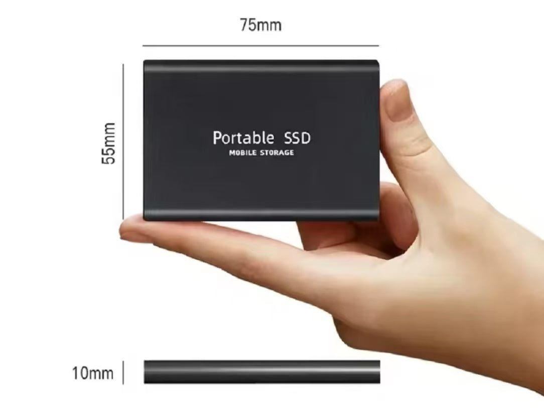 Portable Storage Mobile Storage Portable SSD External Hard Drive High Speed Solid Disk for All Devices Free Shipping
