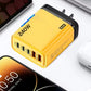 5 in 1 GaN USD Type C Desktop Charger 240W Fast Charger Phone Adapter 10A Type C Cable for Iphone Samsung US Plug Charger Free Shipping