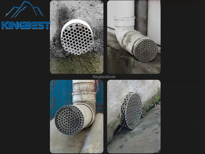 Stainless Steel Rooftop Floor Drain Cover Anti Rodent Anti Blocking Outer Side Filter Screen Roof Cover Anti-Clog Rain Pipe Cap
