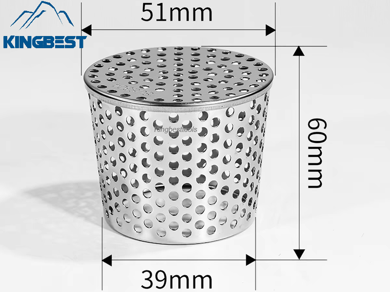 Stainless Steel Rooftop Floor Drain Cover Anti Rodent Anti Blocking Outer Side Filter Screen Roof Cover Anti-Clog Rain Pipe Cap