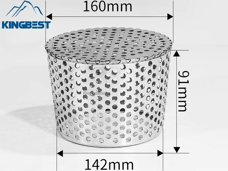 Stainless Steel Rooftop Floor Drain Cover Anti Rodent Anti Blocking Outer Side Filter Screen Roof Cover Anti-Clog Rain Pipe Cap