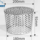 Stainless Steel Rooftop Floor Drain Cover Anti Rodent Anti Blocking Outer Side Filter Screen Roof Cover Anti-Clog Rain Pipe Cap
