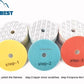 3pcs Wet Polishing Pads Diamond Wet Pads 80mm 100mm