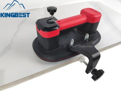 Battery Suction Cups with Clips Tile Lifting Tools Tile Setter Vacuum Suction Cups for Smooth Surface Free shipping