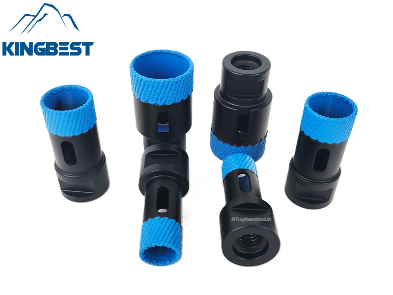 High segment Bits Brazed Diamond Bits Ordered Arrangement Drill Bit Hole Drilling Blue Segment