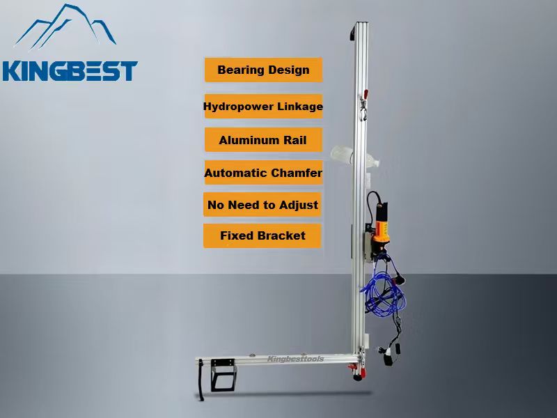 Promotion! Automatic Chamfering Cutter with Frame Vertical Automatic Chamfering Machine Rail Tiles Cutter  For Tiles Porcelain Ceramics Free Shipping Cost