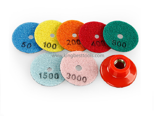 2 inch Wet Polishing Pads/Sandpapers ~~Backer for free