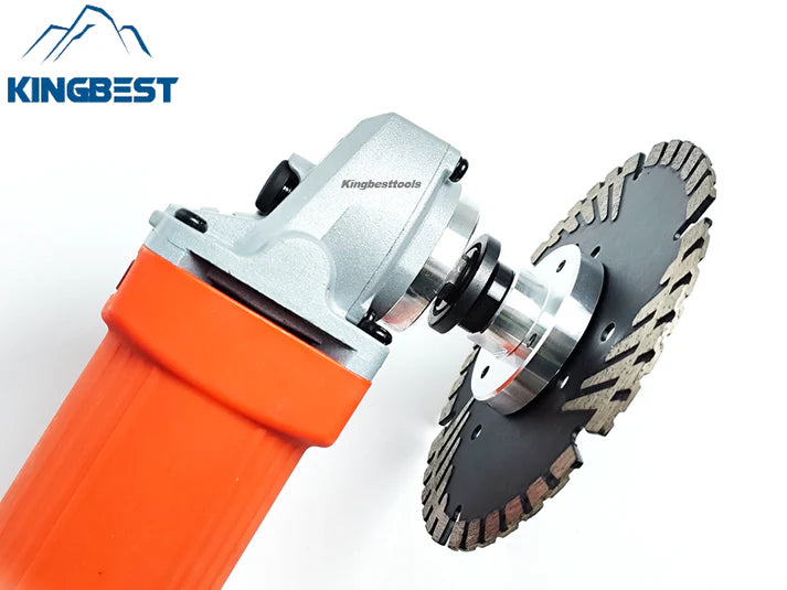 Diamond Blade with Slanted Protective Teeth for Cutting Hard Stone Straight Cutting Blades Slotting and Grinding Discs for Granite Stone