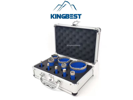 Diamond Core Drill Bit Set  10 pcs ~Free Shipping to US Mainland Only A01